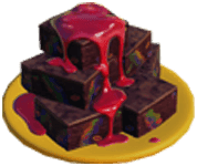 Dreamlight Valley - Beet Brownie Stack
